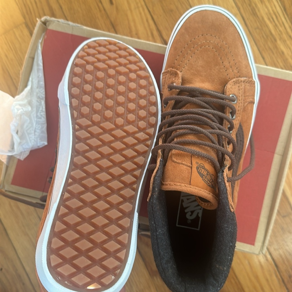 Vans all weather MTE, Glazed ginger & Plaid, Men’s 7.5 Women’s size 9 brand new - Picture 6 of 8